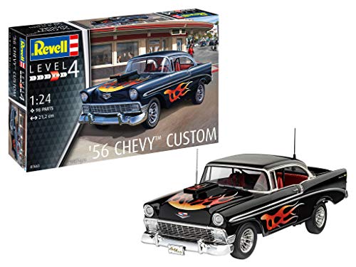 Revell GmbH Revell 07663 7663 - Kit de Modelos de plástico Chevy Personalizado, 1:24 '56