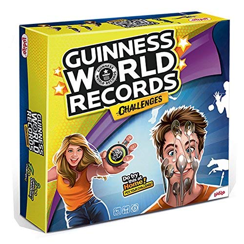 Rocco Giocattoli 21191744 Guinness World Records Challenges - Juego de Cartas (en francés)