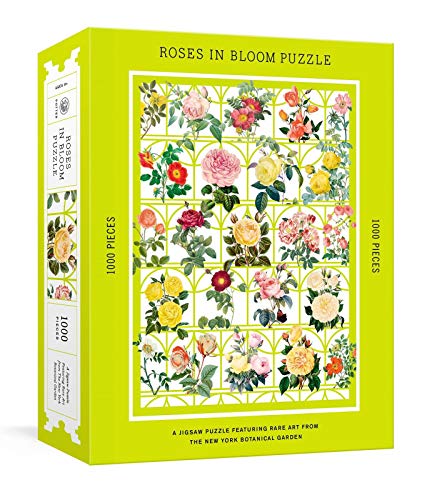 Roses in Bloom Puzzle /Anglais: A 1000-Piece Jigsaw Puzzle Featuring Rare Art from the New York Botanical Garden