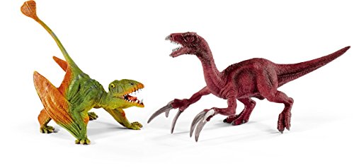 Schleich - Set 2 Figuras Dimorphodon y Therizinosaurus Pequeños