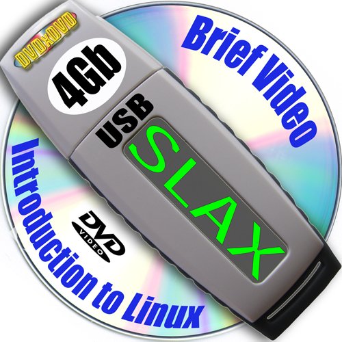 Slax 6.1.2 4gb de memoria USB Flash Stick y completo de 2 discos DVD de instalación y de referencia del conjunto, Ed.2012
