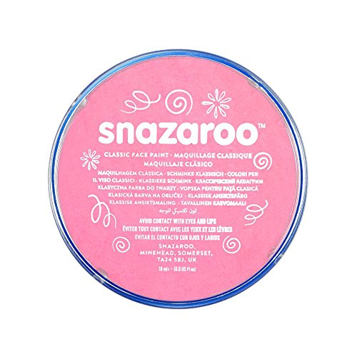 Snazaroo- Pintura facial y Corporal, 18 ml, Color rosa pálido, 18ml (Colart 18577)