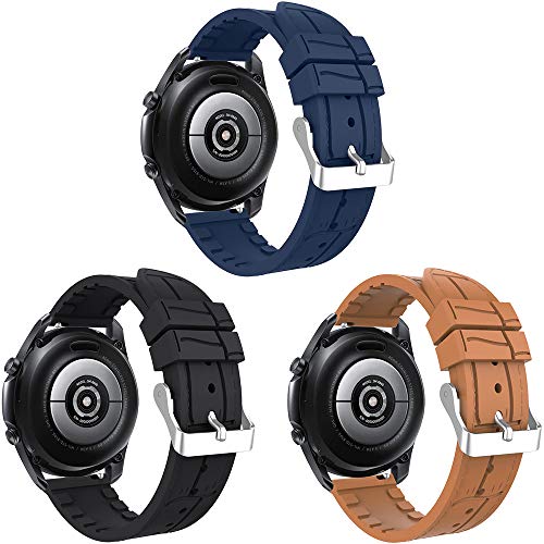 Songsier Correa Compatible con Galaxy Watch 3 45mm/Galaxy Watch 46mm/Gear S3/Gear 2/ Huawei Watch GT2 Pro 46mm/Watch GT 46mm/Watch GT Active/Watch 2 Classic, Correa de Repuesto de 22 mm