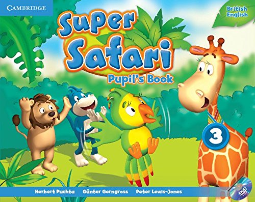 Super Safari Level 3 Pupil's Book with DVD-ROM (Super Minds) - 9781107477070