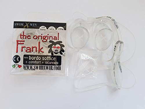 SWIMXWIN The Original Frank - Gafas de natación para competición y entrenamiento, antiempañamiento, protección UV
