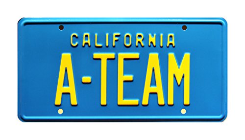 The A-Team | A-TEAM | Metal Stamped License Plate