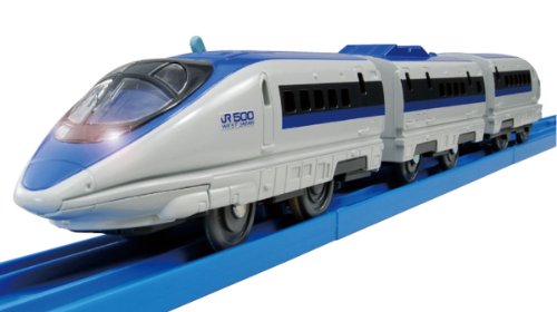 Tomica PraRail S-02 Series 500 Bullet Train With Light (Model Train) (japan import)