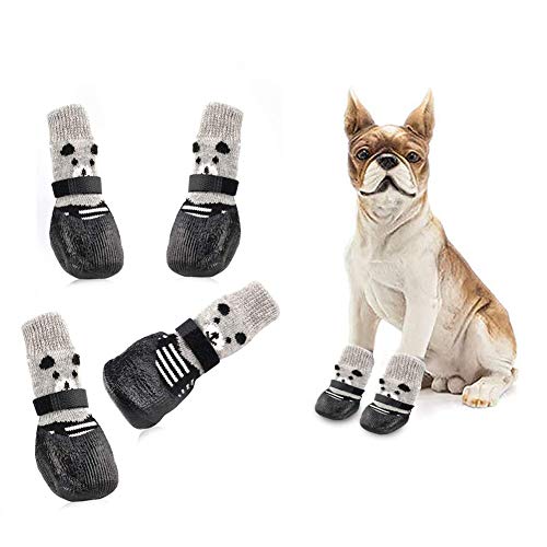 Toulifly Calcetines para Perros,Botas para Perros,Calcetines para Perros,Dog Socks,Calcetines Antideslizantes para Mascotas,para Control de Tracción,Ajuste para Perros Pequeños,Impermeables(M) Toulifly Calcetines para Perros,Botas para Perros,Calcetines para Perros,Dog Socks,Calcetines Antideslizantes para Mascotas,para Control de Tracción,Ajuste para Perros Pequeños,Impermeables(M)