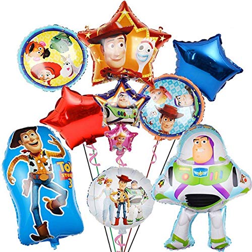 Toy Story Decoración de fiesta de cumpleaños Niños Decoración de cumpleaños con globos de Toy Story para decoración de niño