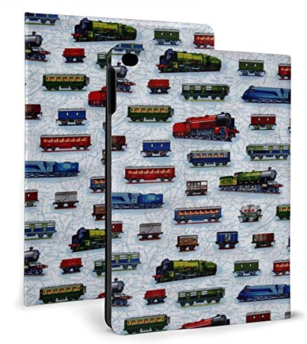 Tren Cars Funda Inteligente de Cuero PU Función Auto Sleep / Wake para iPad Mini 4/5 7,9 "y iPad Air 1/2 9,7" Funda