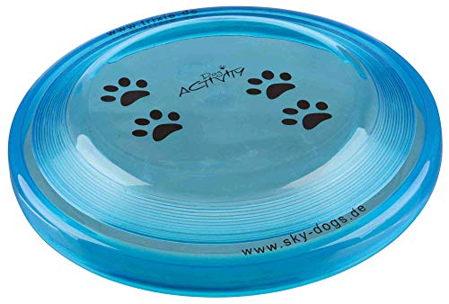 TRIXIE Disc Dog Activity, Plástico extra Resistente, ø23 cm, Perro