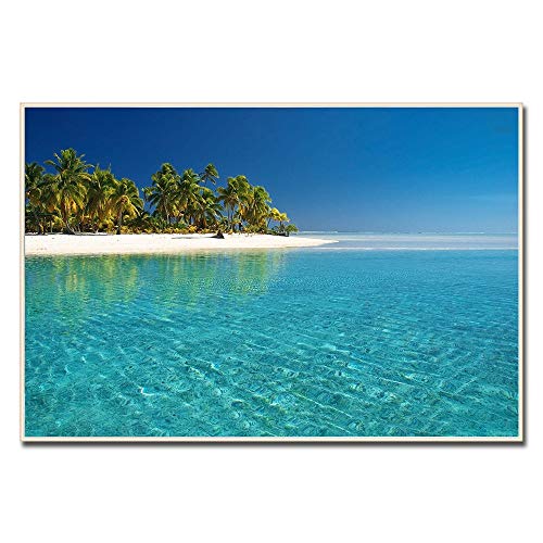 UHvEZ 1000 Piece Wooden Puzzle Nordic Poster Sea View Puzzle Daily Puzzle Game for Adults and Children 50x75cm