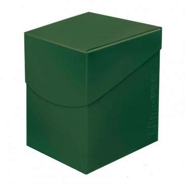 Ultra Pro E-85687 85687 Eclipse Pro 100+ Caja de Cubierta, Verde Bosque, Adultos Unisex, Forest Green