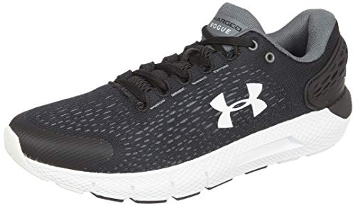 Under Armour UA Charged Rogue 2, Cómodo Calzado De Hombre, Zapatillas para Correr, Negro (Black/Halo Gray/White), 47.5 EU Under Armour UA Charged Rogue 2, Cómodo Calzado De Hombre, Zapatillas para Correr, Negro (Black/Halo Gray/White), 47.5 EU