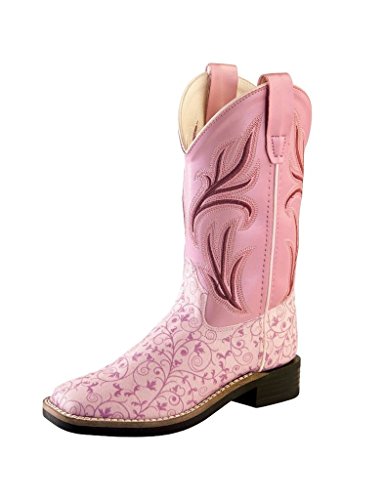 Viejo Oeste Western Botas de Desplazamiento de Las niñas Cuadrado Toe – vb9121 Viejo Oeste Western Botas de Desplazamiento de Las niñas Cuadrado Toe – vb9121