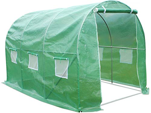 Viva Green - 1257_67270 - Althea - Invernadero para jardín, con Forma de túnel, de plástico, Color Verde