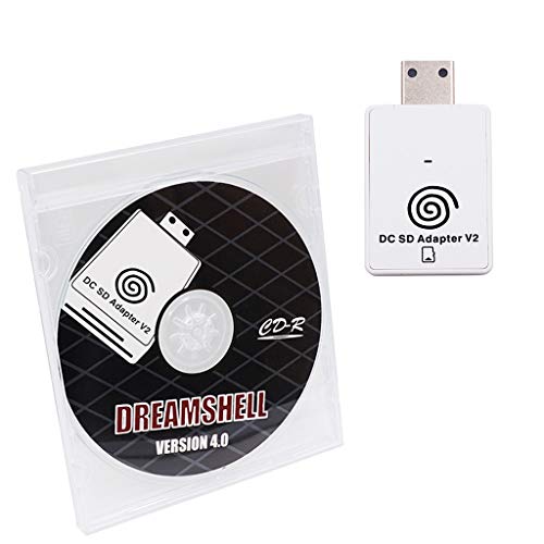 WDFVGEE - Lector adaptador de tarjeta SD TF V2 para SEGA Dreamcast y disco con arranque DreamShell