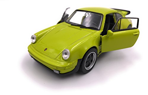 Welly Producto de Licencia de automóvil Modelo Porsche 911 Turbo 930 1975 1: 34-1: 39 Verde