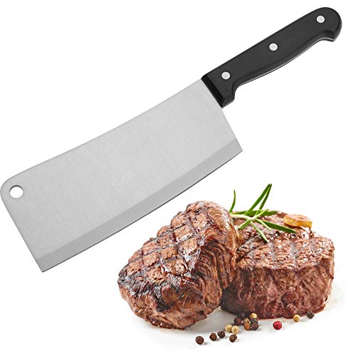 Westmark Hacha de Cocina, Hoja Ancha, Longitud Total: 30 cm, Acero Inoxidable/plástico, Plateado, 13582280, Steel, Negro/Plata, 30 x 7.7 x 1.8 cm Westmark Hacha de Cocina, Hoja Ancha, Longitud Total: 30 cm, Acero Inoxidable/plástico, Plateado, 13582280, Steel, Negro/Plata, 30 x 7.7 x 1.8 cm