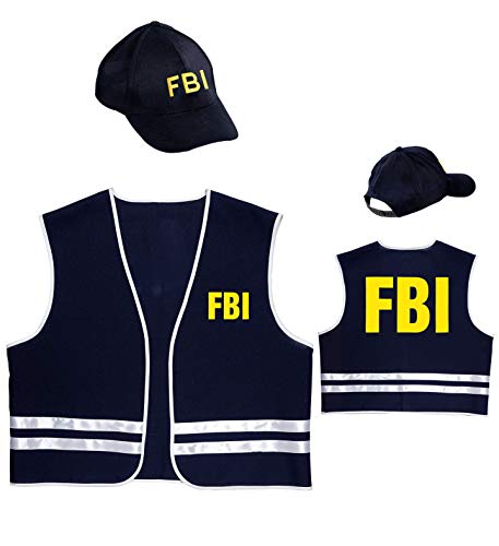 WIDMANN wdm58959 ? Disfraz agente FBI, Azul, Large