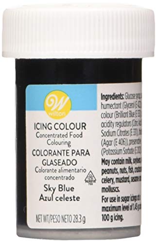 Wilton Colorante Alimenticio para Glaseado en Pasta, 28.3g, Color Azul Cielo, 04-0-0045