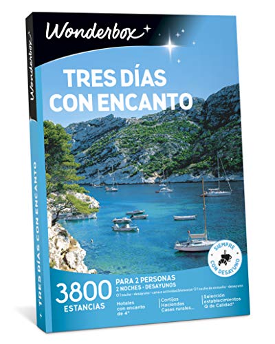 WONDERBOX Caja Regalo -Tres DÍAS con Encanto- 3.800 estancias Rurales para Dos Personas