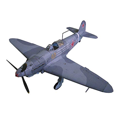 X-Toy Papel Militar Puzzle Modelo De Los Aviones Juguetes, 1/32 Soviética Jacques-1B De Combate Juguetes Y Regalos De Los Niños, 9.8Inchx11.8Inch