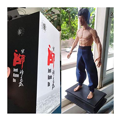 XINSHENG Store Bruce Lee Jeet Kune Do La Figura De La Estatua Maestra De Kung Fu con La Base En Stock (Color : 1/6)