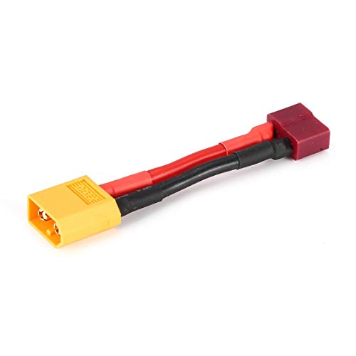 XT60 Plug Male To T Plug Female Connector Connector Adapter Cable Converter Multi Charging Plug Cable for RC Quadcopter - Black&Red