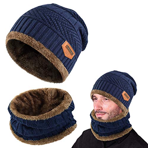 Yuson Girl Conjunto Set de Bufanda y Gorro de Punto Calentar Beanie Sombrero Gorras y Bufanda de Suave Invierno para Hombre Mujer Corriendo Bicicleta Excursionismo Deportes Yuson Girl Conjunto Set de Bufanda y Gorro de Punto Calentar Beanie Sombrero Gorras y Bufanda de Suave Invierno para Hombre Mujer Corriendo Bicicleta Excursionismo Deportes