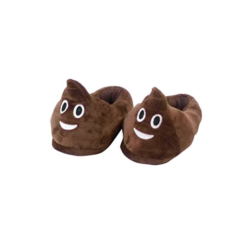 Zapatillas de Estar por Casa LUOEM Zapatillas Peluche Invierno Antideslizante 28.5cm (Divertida Cara Sonriente Caca) Zapatillas de Estar por Casa LUOEM Zapatillas Peluche Invierno Antideslizante 28.5cm (Divertida Cara Sonriente Caca)