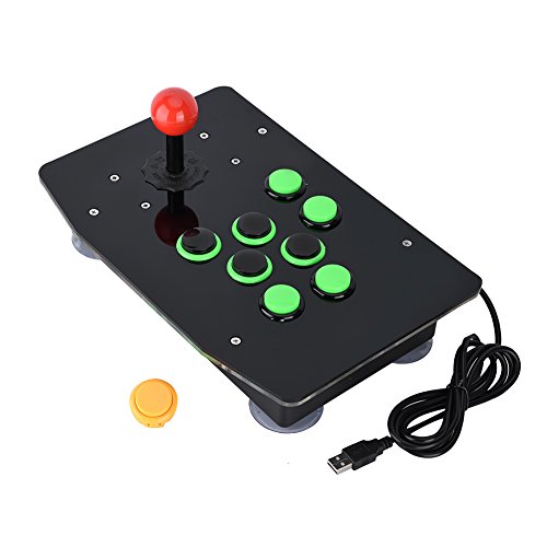Zerone Fighting Sticks Joystick USB Arcade Fighting Game Console con 8 Botones Arcade Stick PC Joystick para Juegos de Lucha
