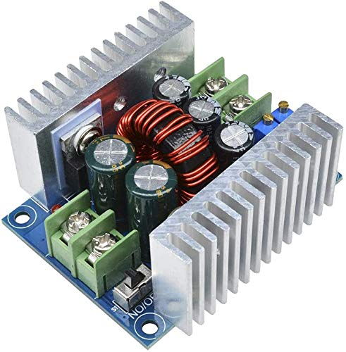 ZHITING Transformador de corriente continua de CC, 20 A, 300 W, módulo CV de descenso, DC 6-40 V hasta CC 1,2-36 V, voltaje regulable, corriente constante, fuente de alimentación
