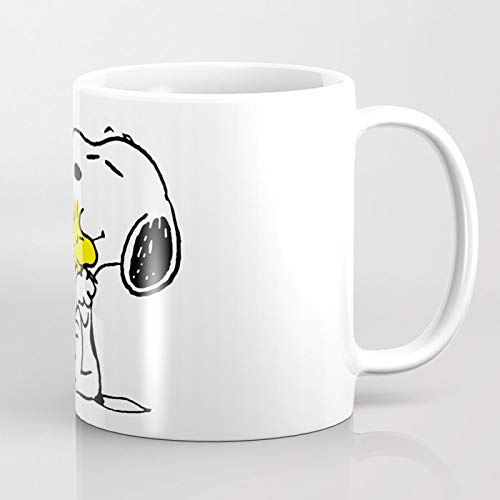 ZIQIZIYU Taza de café del Amor 325 ml de Snoopy