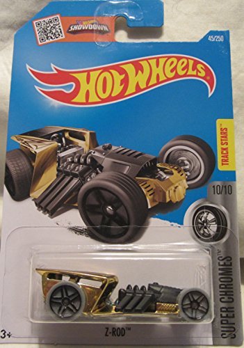 Z=Rod Hot Wheels 2016 Super Chromes 1:64 Scale Collectible Die Cast Metal Toy Car Model #10/10 on International Long Card by Z-Rod