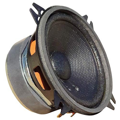 1 MIDRANGE CIARE CM100 CM 100 Altavoz 10,00 cm 100 mm 4" 60 vatios rms y 150 vatios máx con impedancia 4 ohmios sensibilidad 89 db para Coche, 1 Pieza