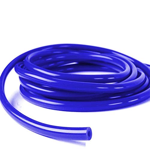 1 pieza azul tubos de coche vehículo silicona 4 mm X 5m manguera de vacío tubo tubo de silicona (16.4 ft 5 m)