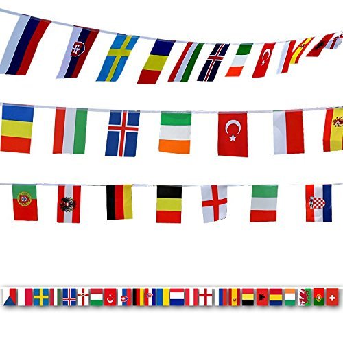 200 banderas de países diferentes, banderas internacionales del mundo, Guirnalda de Banderas para Bar,decoración de fiesta(14 cm x 21 cm)