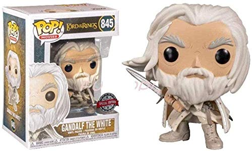A-Generic ¡Figura Pop de El señor de los Anillos! Gandalf Le Blanc - Exquisita Figura de Vinilo Coleccionable de la Serie Movies