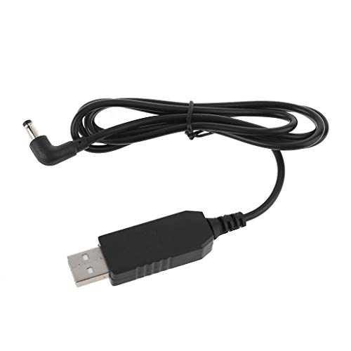 Abwan Cable de datos universal 90 grados, USB 5 V hasta 12 V, 4,0 x 1,7 mm, cable de alimentación para altavoz Tmall Smart Bluetooth Echo Dot 3. Router LED tira 1 m
