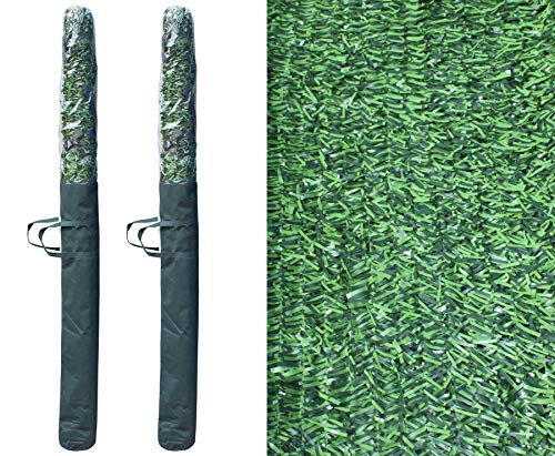 ADO Seto Artificial Decorativo tupido ignífugo de 3 Metros de Largo x 1.5 Metro de Altura. Seto Artificial Decorativo Verde, de Alta ocultación. (2- Rollos seto 3.1.5) ADO Seto Artificial Decorativo tupido ignífugo de 3 Metros de Largo x 1.5 Metro de Altura. Seto Artificial Decorativo Verde, de Alta ocultación. (2- Rollos seto 3.1.5)