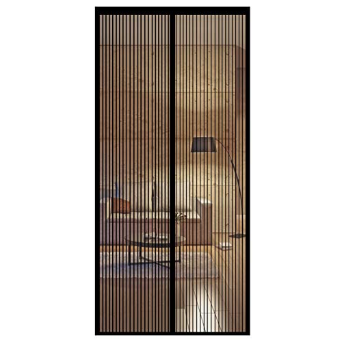 Aibingbao Mosquitera Puertas 120x245cm Mantiene Insectos Cierre Automático Evita el Paso de Insectos para Balcón Puerta Corredera de Patio, Negro Aibingbao Mosquitera Puertas 120x245cm Mantiene Insectos Cierre Automático Evita el Paso de Insectos para Balcón Puerta Corredera de Patio, Negro
