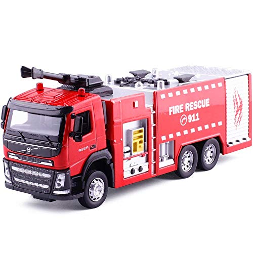 AIOJY Aleación de Alta presión camión Cisterna de Agua de Bomberos del Sonido y la luz Ingeniería Coche Modelo de Coche de Juguete, de cumpleaños de los niños Colección decoración del vehículo Regalo AIOJY Aleación de Alta presión camión Cisterna de Agua de Bomberos del Sonido y la luz Ingeniería Coche Modelo de Coche de Juguete, de cumpleaños de los niños Colección decoración del vehículo Regalo