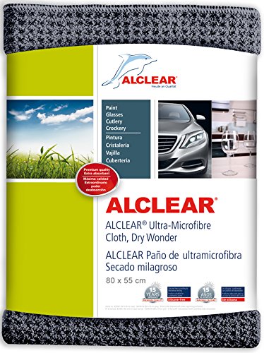 Alclear 820901M, Paño de Microfibra para Limpieza, Gris/Antracita