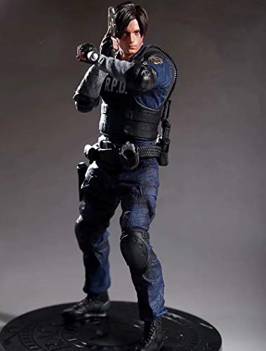 AMrjzr Resident Evil Leon Scott Kennedy figura-32CM-estatua de PVC