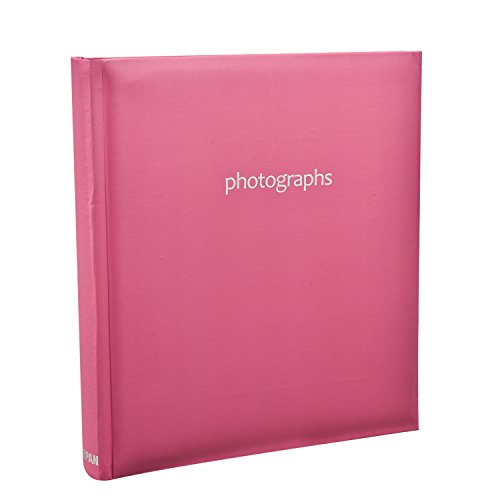 ARPAN Álbum para 120 fotos (28 x 26 x 3 cm), color rosa pastel