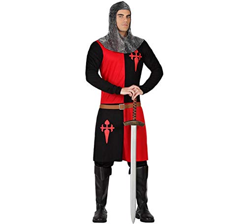 Atosa-57561 Disfraz Caballero Cruzadas, Color Rojo, XS-S (57561)