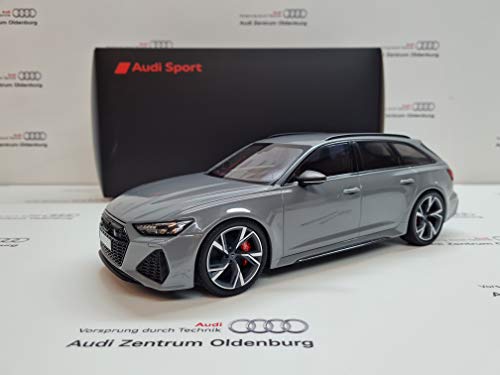 Audi 5012016251 - Coche en Miniatura RS6 Avant (Escala 1:18), Color Gris