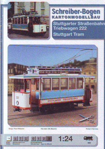 Aue Verlag Stuttgart Tram - Kit de Modelo, 29 x 9 x 20 cm