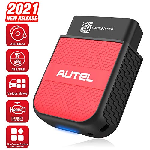 Autel MaxiAP AP200C OBD2 Herramienta de Diagnóstico con Purga de Frenos, ABS, SRS Reset, Gratis por 1 Año, Escáner OBDII para iPhone/Android, Reinicio Aceite, EPB, SAS, DPF, BMS, Mariposa, Opcional